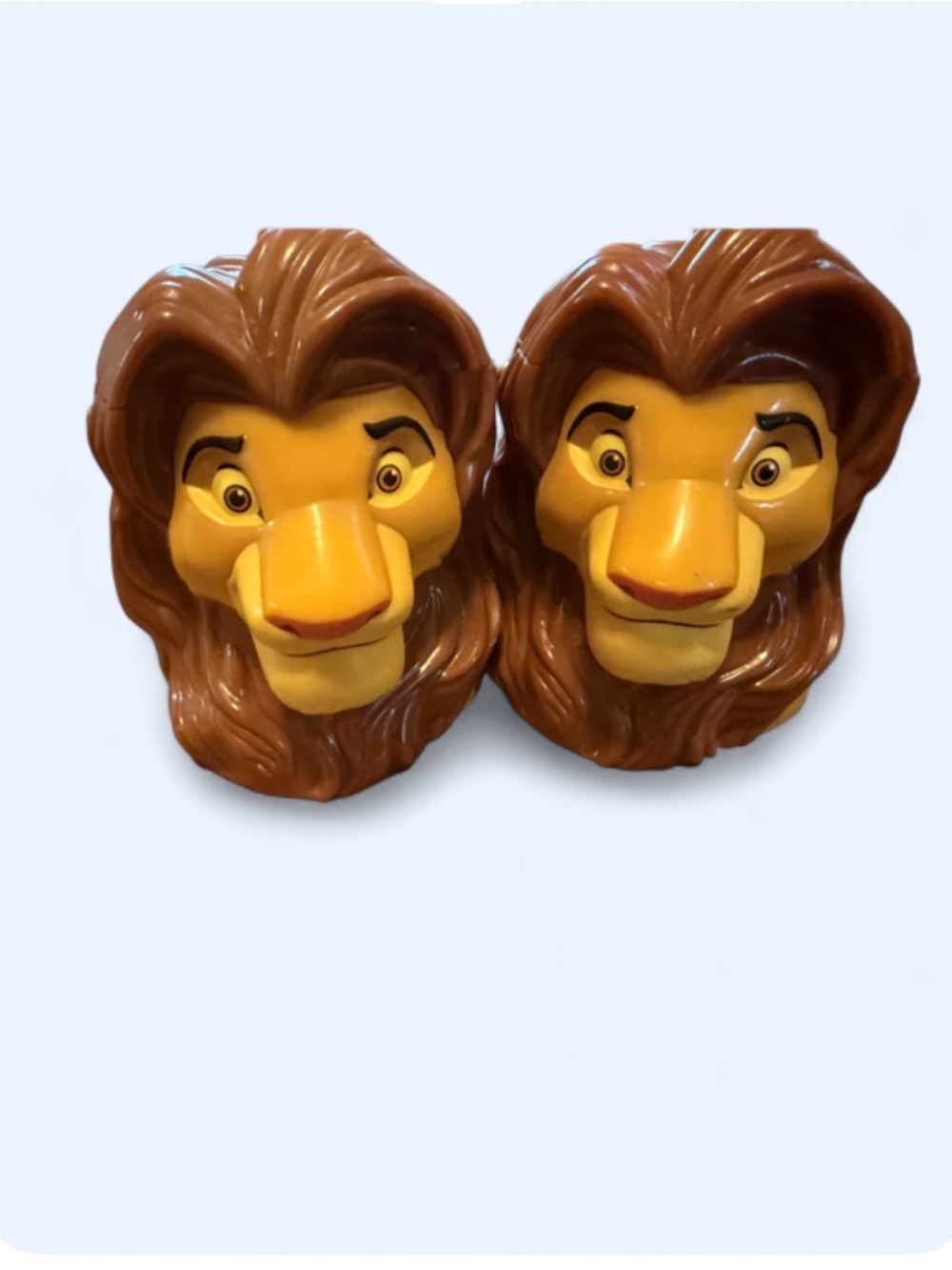 Disney Lion Head Slippers in Yellow and Brown